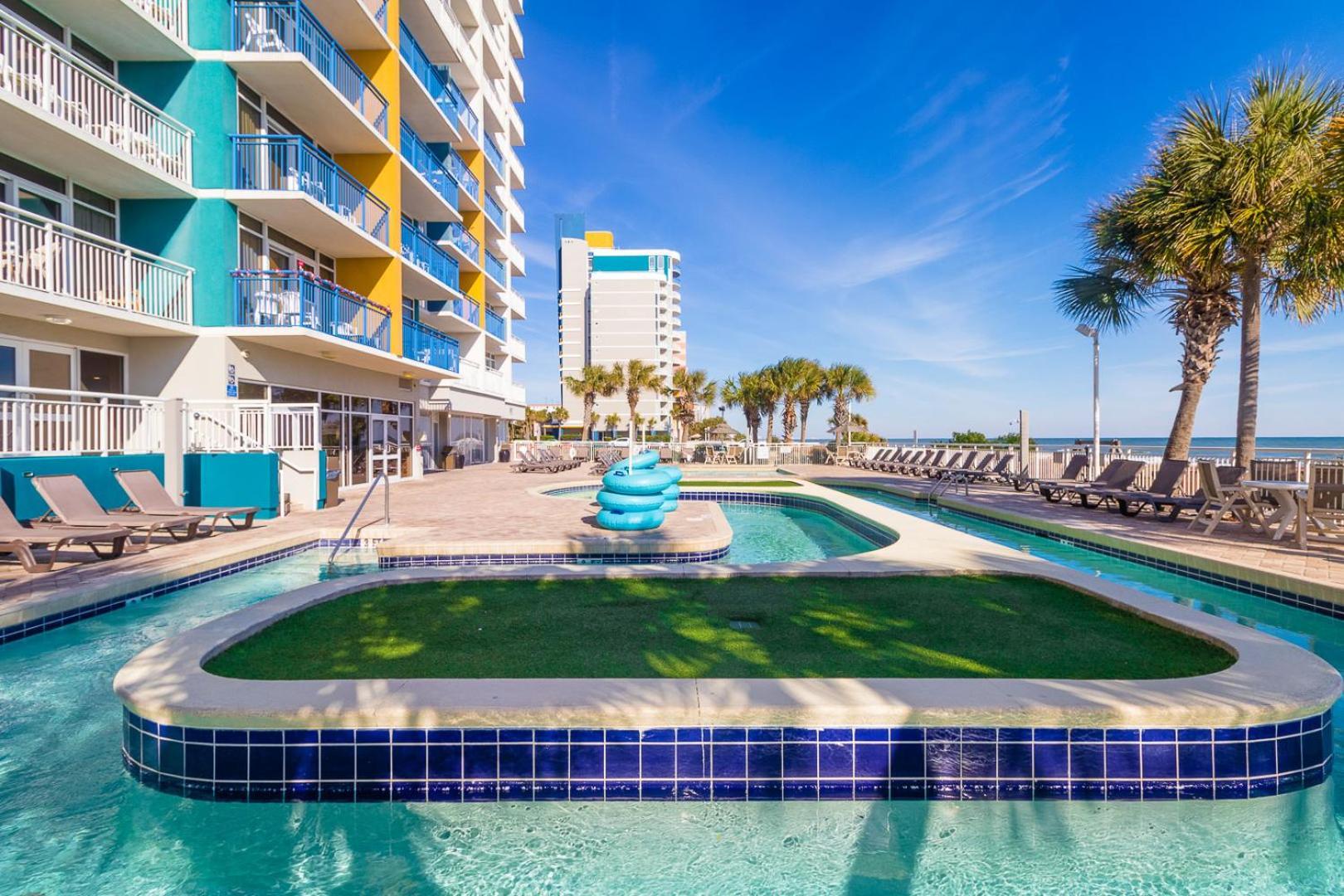 מירטל ביץ' Beautiful Condo! Direct Oceanfront - 1 Bedroom, 1 Bath - Atlantica 200 מראה חיצוני תמונה