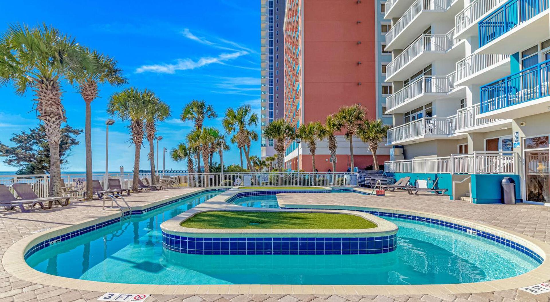 מירטל ביץ' Beautiful Condo! Direct Oceanfront - 1 Bedroom, 1 Bath - Atlantica 200 מראה חיצוני תמונה
