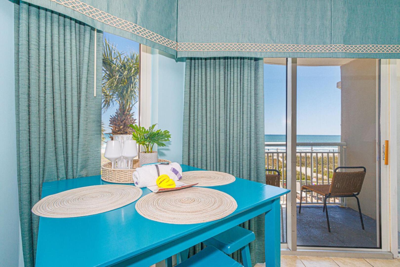 מירטל ביץ' Beautiful Condo! Direct Oceanfront - 1 Bedroom, 1 Bath - Atlantica 200 מראה חיצוני תמונה